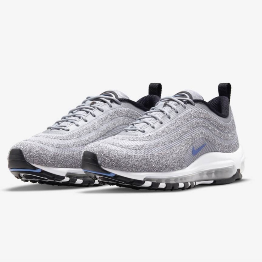 Nike Woman’s Air Max 97 w/ Swarovski Crystals Polar Blue Size 7.5 New with box!